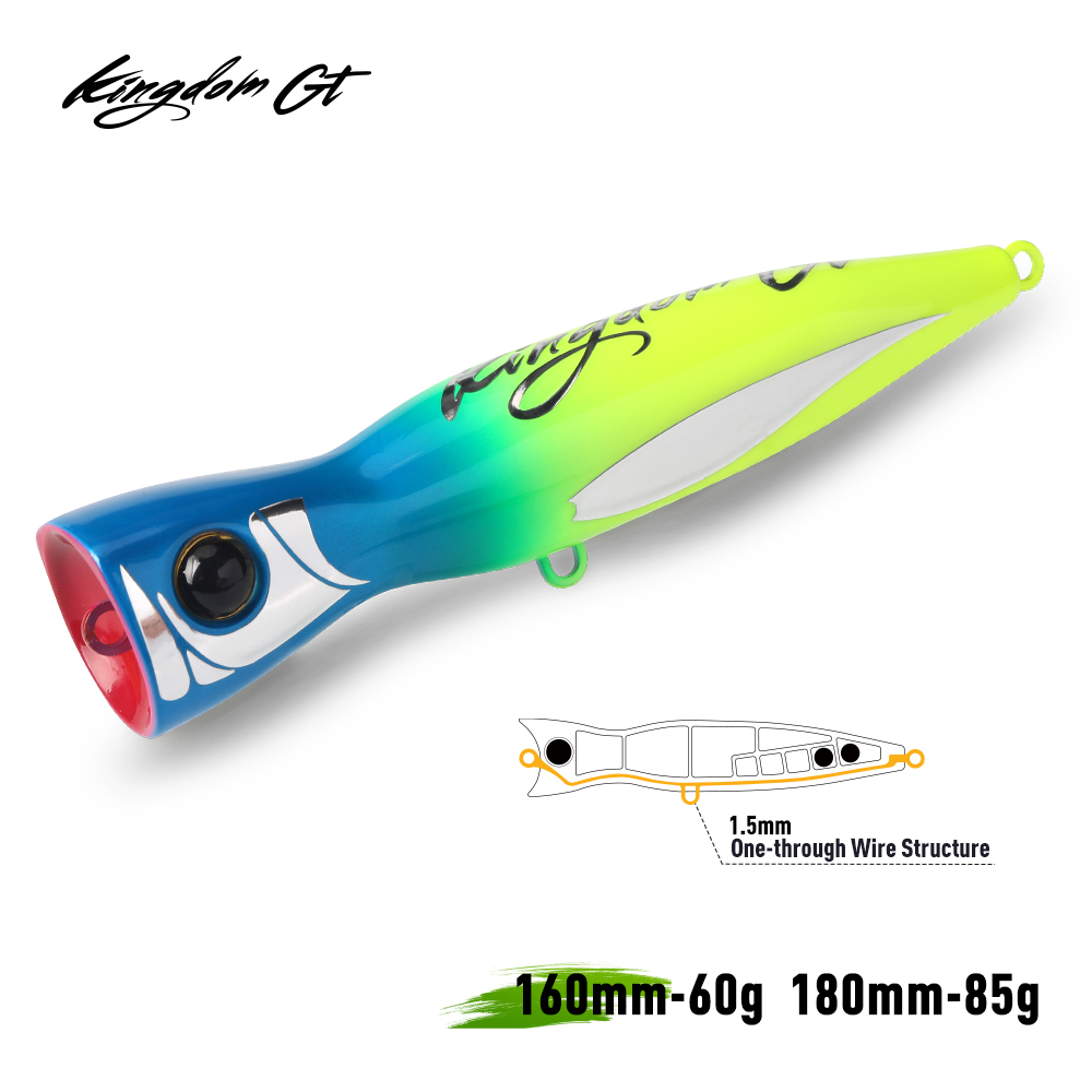Kingdom GT Topwater Popper Fis - Fishing Lure Buzzbait ulasan dan harga