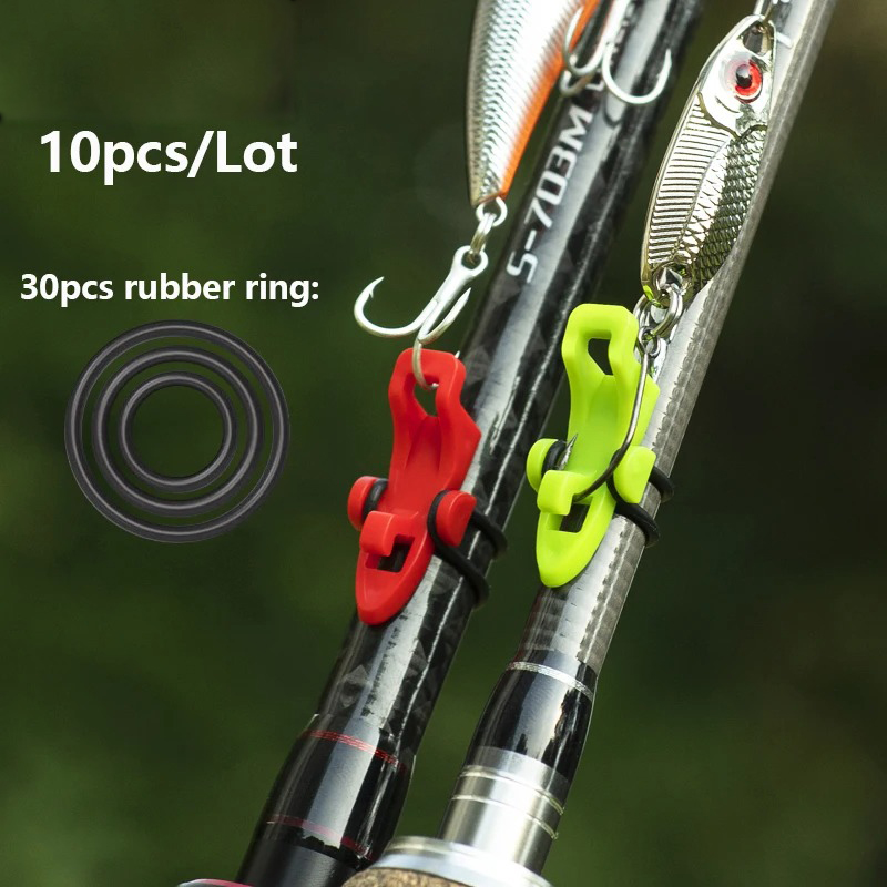 1-10pcs Fishing Rod Pole Hook  - Fishing Lure Jig ulasan dan harga