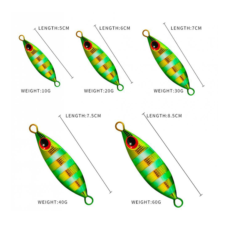 Metal Slow Jig Lure Hard Artif - Fishing Lure Spoon ulasan dan harga