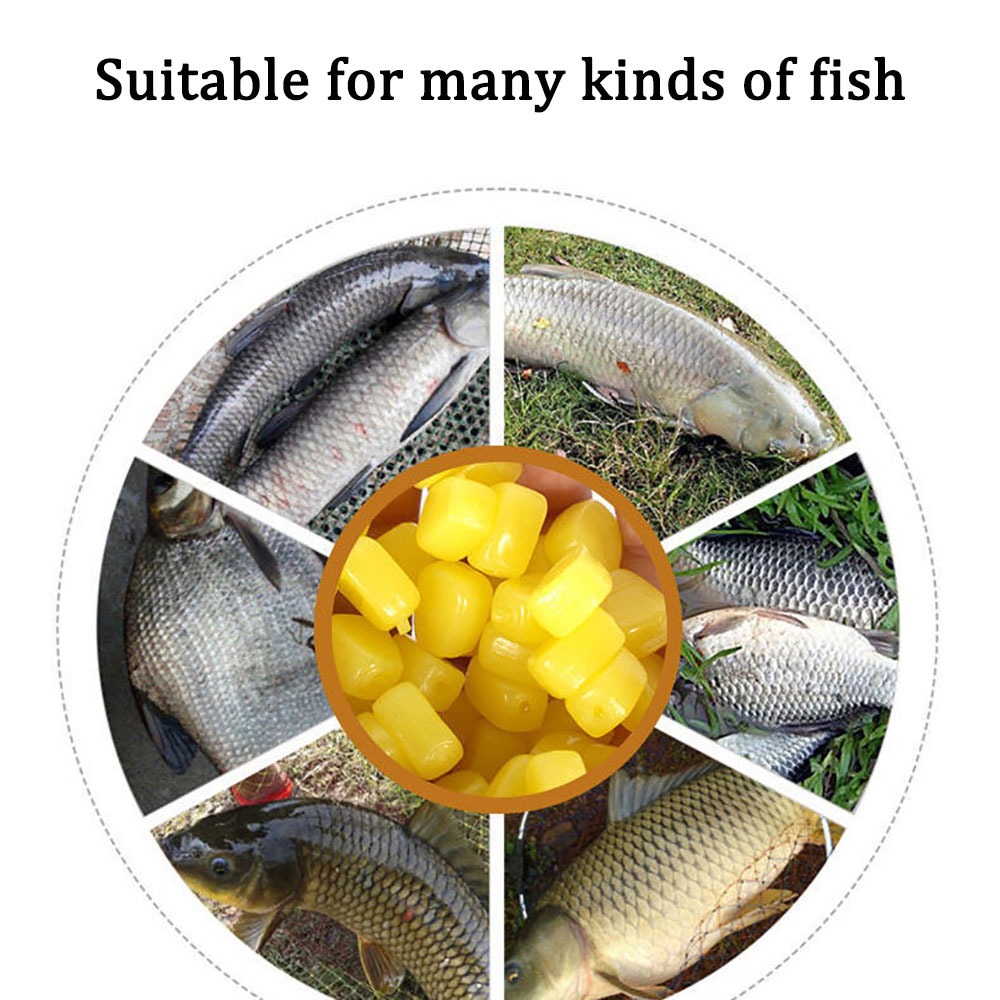 100pcs Silicone Corn Smell Sof - Fishing Lure Topwater ulasan dan harga
