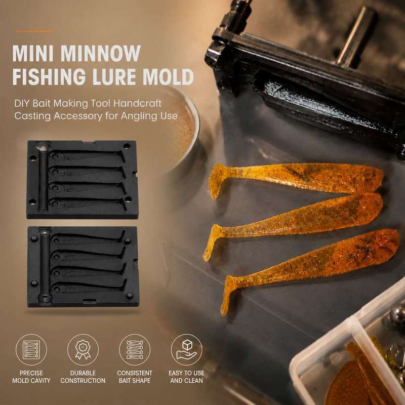 Mini Minnow Fishing Bait Mold, - Fishing Lure Kit ulasan dan harga