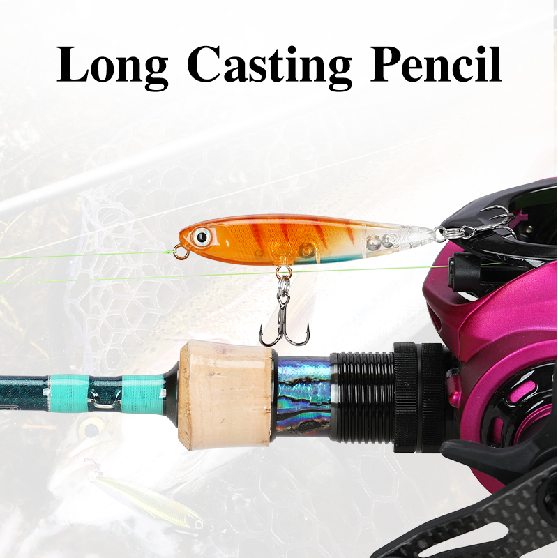 TSURINOYA Floating Pencil Hard - Fishing Lure Crankbait ulasan dan harga