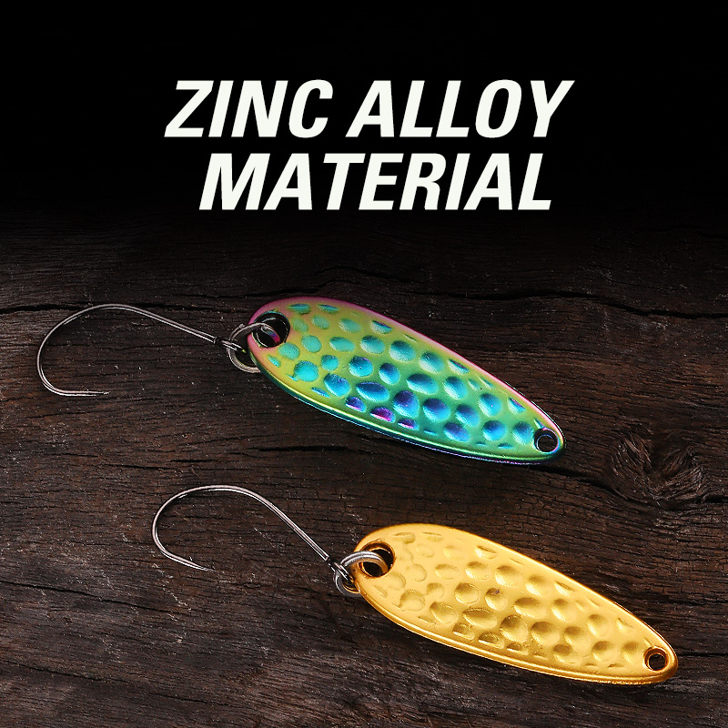 12pcs Zinc Alloy Metal Spoon L - Fishing Lure Spoon ulasan dan harga