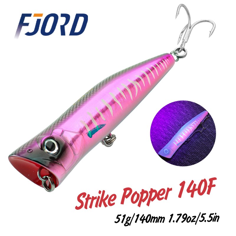 FJORD 140mm 51g Popper Fishing - Fishing Lure Buzzbait ulasan dan harga