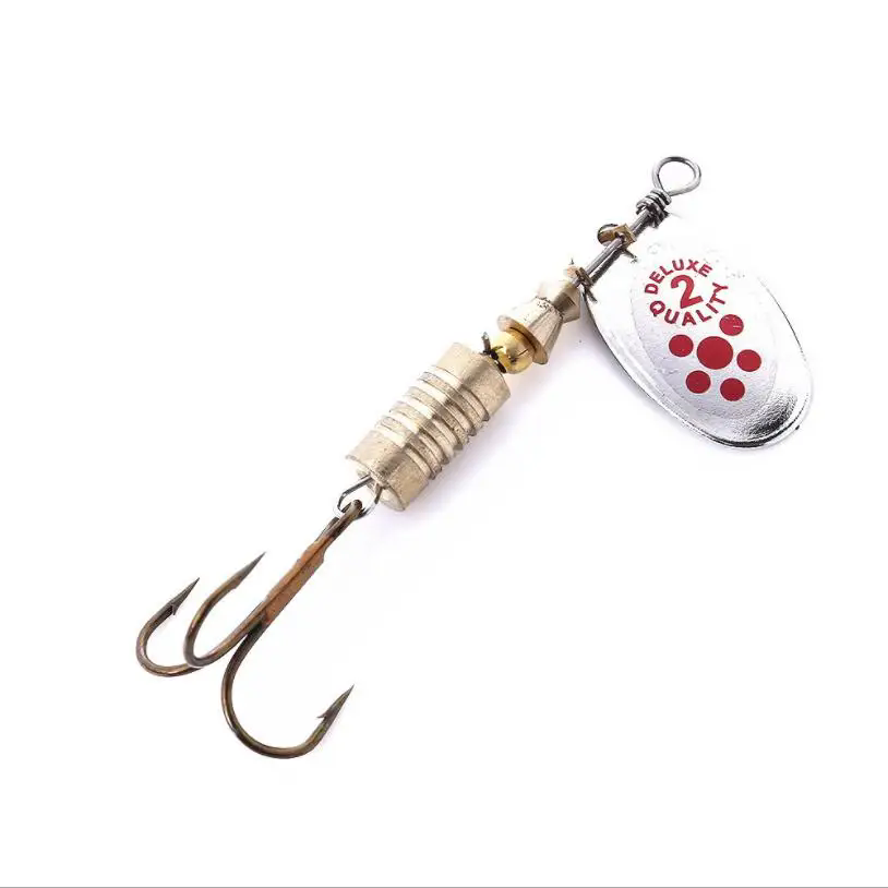 1PCS Metal Plating Spinner Bai - Fishing Lure Swimbait ulasan dan harga