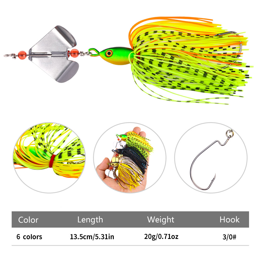 1PC 13.5cm 20g  Fishing Lures  - Fishing Lure Blade Bait ulasan dan harga